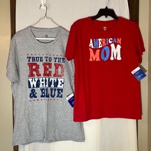 Patriotic set of t-shirts - NEW with tags
